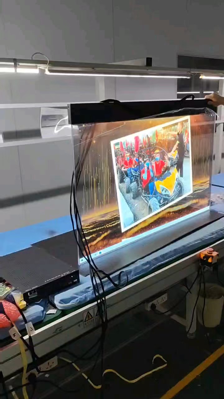 55'' 30' Самоизлучение Капацитивный сенсорный дисплей PCAP Стол Стол Прозрачная OLED-сигнал