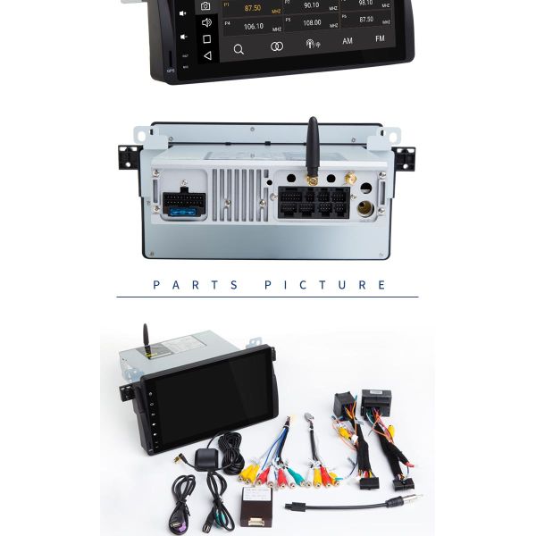 4GB DDR3 Car BMW GPS DVD Player HD 1024*600 With Steering Wheel Control