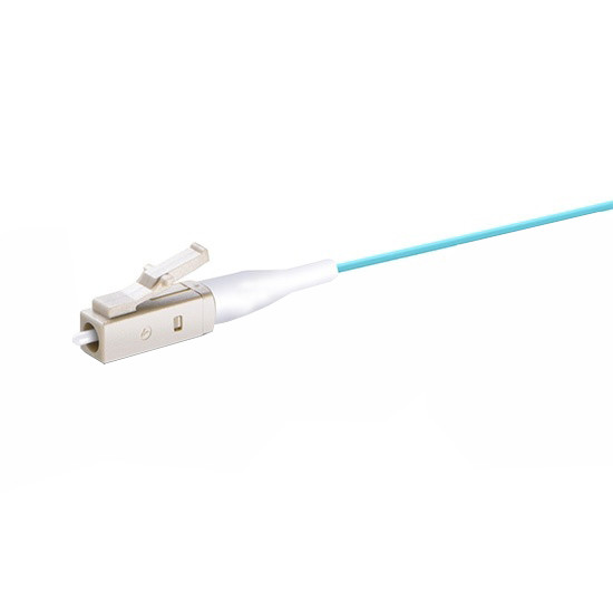 OM3 LC UPC Fiber Optic Pigtail LSZH 1m