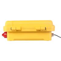 Telefone industrial montado na parede RJ45 com luz indicadora de funcionamento e farol IP66