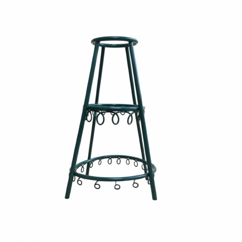 Easy Assembly 2 Feet Iron Christmas Tree Perfect Seasonal Decoration for Retail Displays and Holiday Commercial Settings