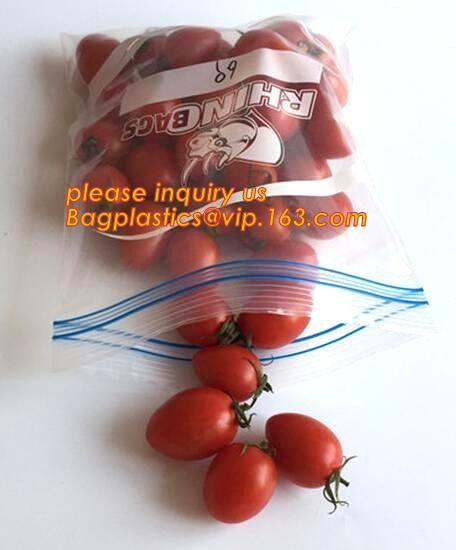 double track reclosable zip lock bag, double-track zipper closure, slide seal reclosable poly bags, package double track