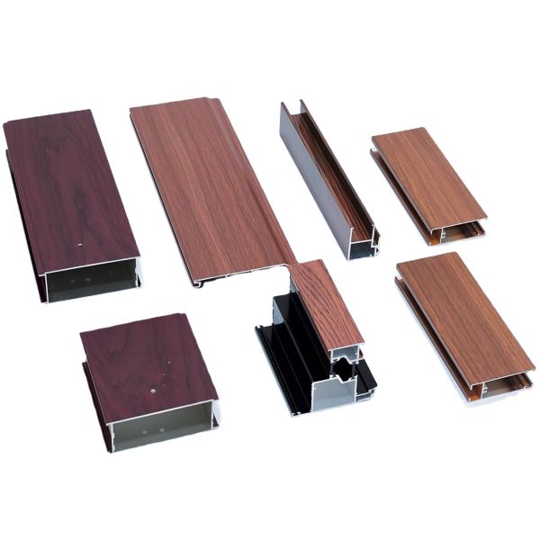 3D Wood Coating Finish For Wooden Cabinet Closet Door Made of 6063 6061 Aluminum Alloy