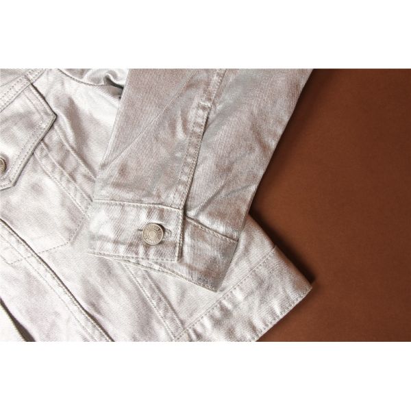 Stockpapa 100% cotton denim jackets For Women