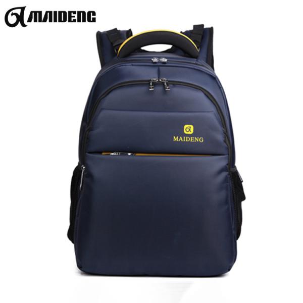 Embroidery Logo Business Laptop Backpack Multi Front Zipper Pockets