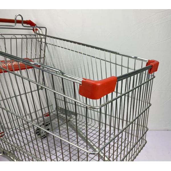 Стиль корзины 210L металла цинка супермаркета склада европейский