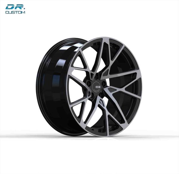 OEM 1 piece Racing Forged Wheels Gloss Black 5x108 17 Inch Rims