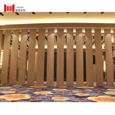 130mm Fabric Cushion Surface Movable Partition Wall For Hotel Convention Hall