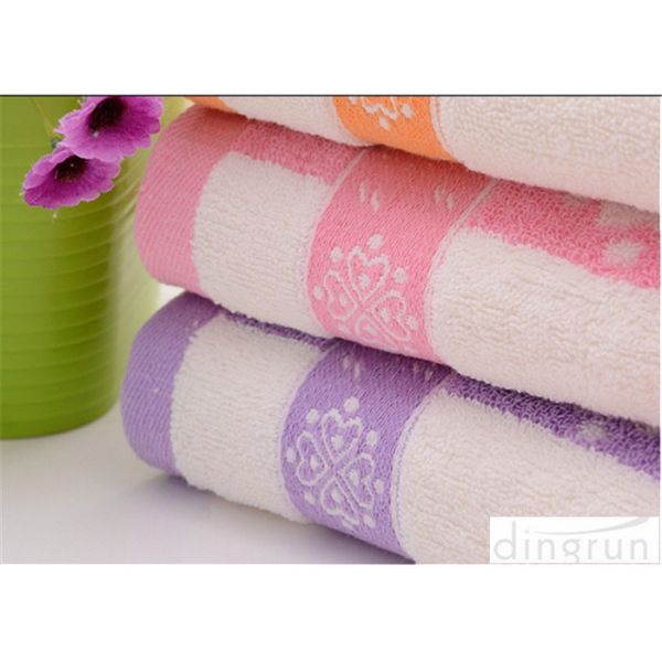 Fashionable Home Spa Towel Dye Yarn , Face Wash Cloths Durable