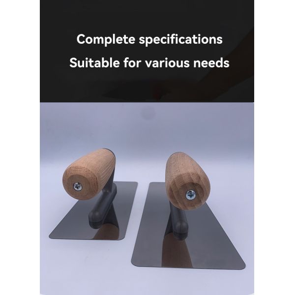 Поддержка настройки 8 дюймов длины лезвия деревянная ручка нержавеющая сталь штукатурка трофея