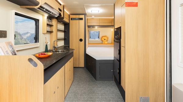 Travel Off Road Camper Trailers With Solar Panel Complete Kitchen Equipment HuaZhiyu