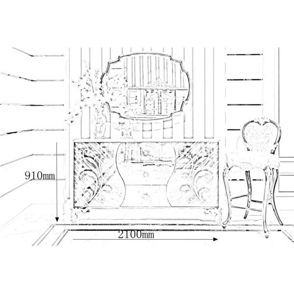 Alibaba wholesale modern dining room black sideboard TH023