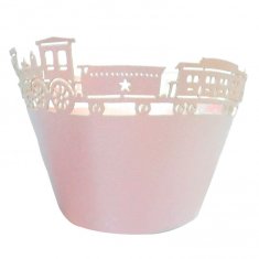 Unique graduation diy printable Pink Party Laser Cut Decorative Cupcake Wrappers