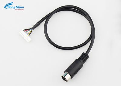 5 Pin Din Plug Radio Cable Wire Harness Female Socket Plastic Handle Connector
