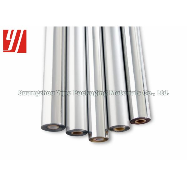 Cigarette Packaging SGS 1.28m*240m Silver Hot Stamping Foil