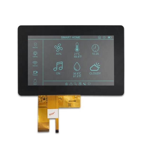 Industrial TFT LCD Module 800x480 450nits Surface Lumiannce Antiglare