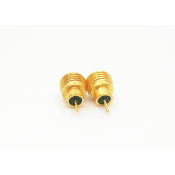 Male Plug Straight Solder SMPM RF Connector Gold Plated Brass Material