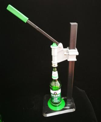 21 * 18 * 50cm Manual Bottle Capping Machine , Simple Bench Bottle Capper