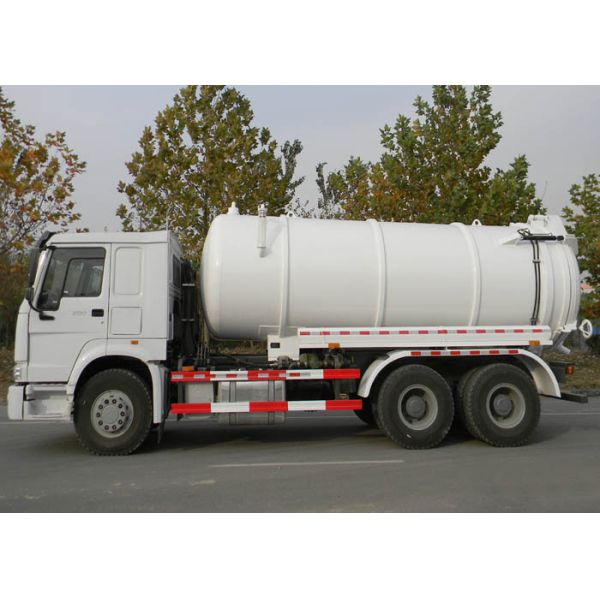 тележка топливозаправщика вакуума 6X4 Euro2 290HPRoad/тележка топливозаправщика насоса нечистот/топливозаправщика всасывания нечистот