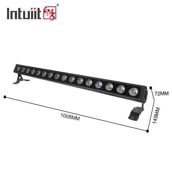 LED Bar RGBW 4 In 1 16x5W DMX LED Stage Dmx512 Wall Washer Outdoor Indoor Dj Disco Lights