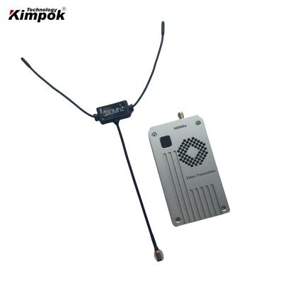 Kimpok 500Mhz-600Mhz 5 Watt FPV VTX 60km Video Transmitter and Receiver for Drone Long Range