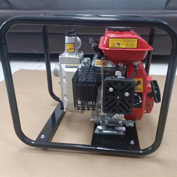 Bomba de água portátil de 27 kg com sistema de arranque de retrocesso e motor a gasolina de alta pressão