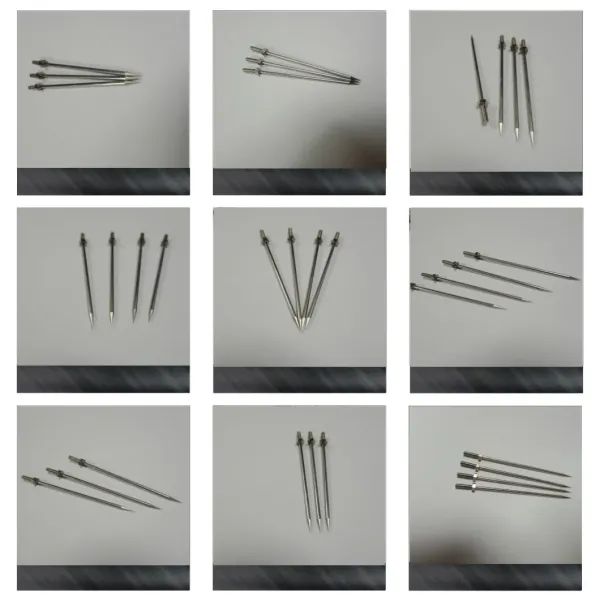 Aiguille pointue filetée M3 en acier inoxydable 304 ; Aiguille de ponction