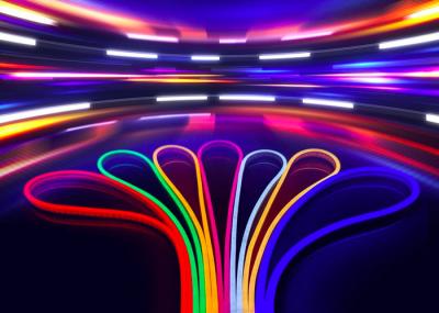 luz de néon do cabo flexível do silicone da abóbada do ângulo de feixe 120Degree, mudança da cor de 12/24Volt RGB