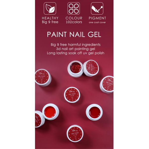 SAGALAGA Solid UV LED Gel Nail Polish Set 102 Colors Designs Art Pudding Cream Gel Painting