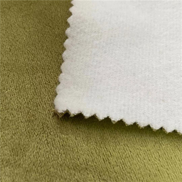 Софа скрепленная 100% полиэстер связала мягкий почищенный щеткой финиш тефлона ткани 330gsm 150cm