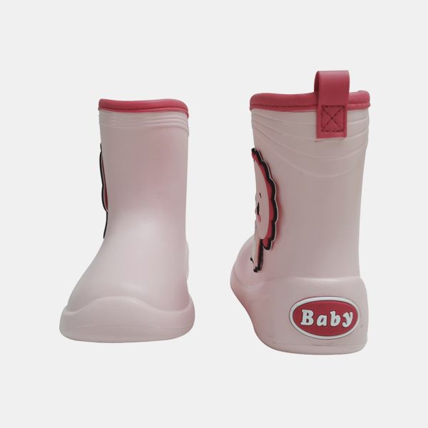 Lightweight Non Slip Kids Ankle PVC Dinosaur Rain Boots