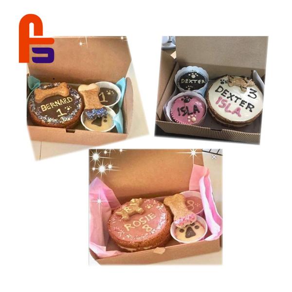 Brown Color Offset Printing Flexo Printing  Compliant Paper Food Packing Box