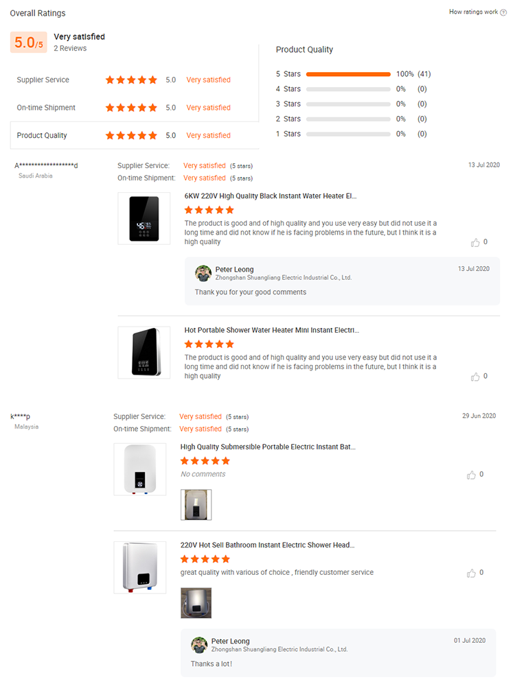 Нагреватель воды на заказ из нержавеющей стали для душа Китай поставщик без резервуара Электрический водонепроницаемый кнопка сенсорная настенная установка IPX4 220