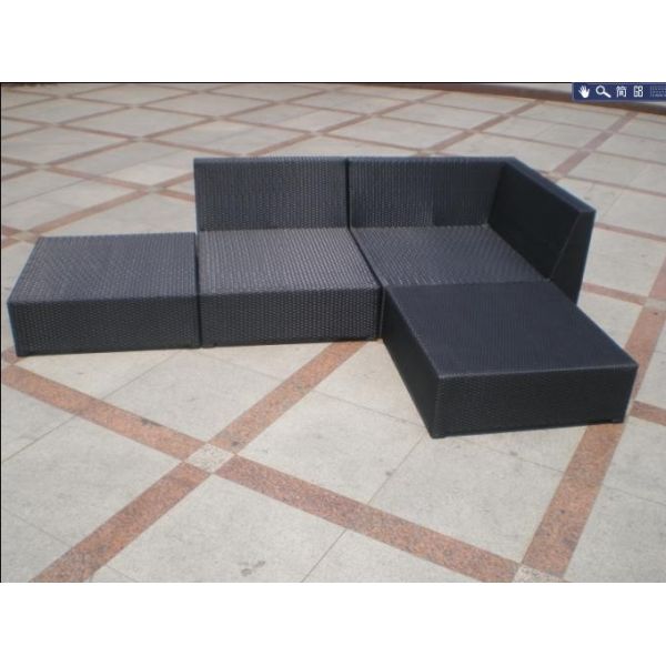 Hotel rattan modular sofa --1138