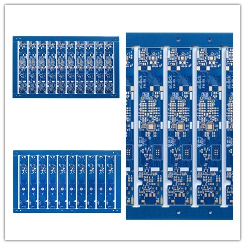 PCB поворота FR4 TG135 разнослоистый быстрый всходит на борт голубой маски 3OZ припоя