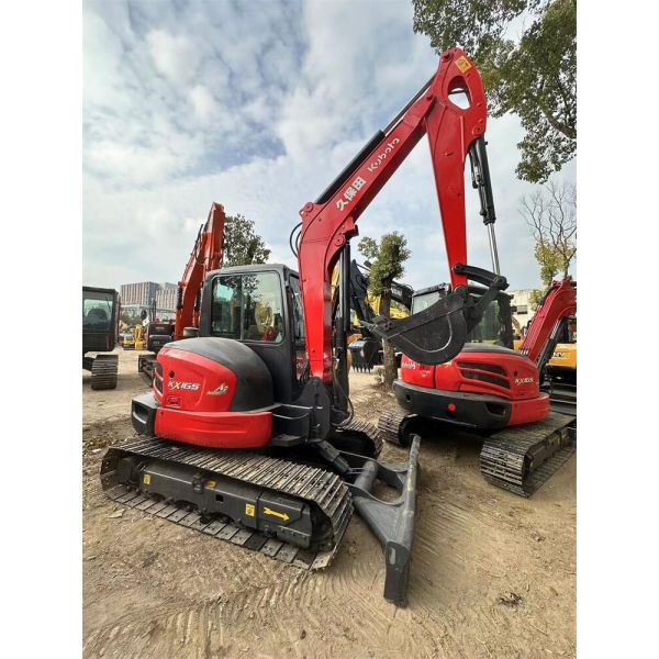 Excavadora japonesa original Kubota KX165-5 Usada com peças originais