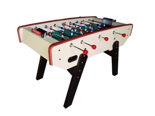 5FT Senior Football Table Wood Game Table With Metal Player Telescopic Rods