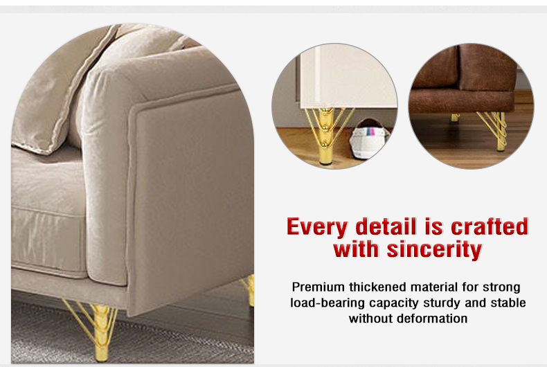 Custom Furniture Hardware Metal Iron & Steel Sofa Support Legs New Style Furniture Heightening Leg Accessories