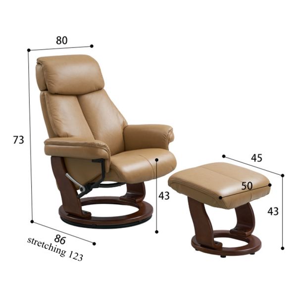 BN Moxibustion Health Sofa Chair Function Recliner Chair Sitting Reclining Adjustable Rotatable Stretchable Sofa Chair