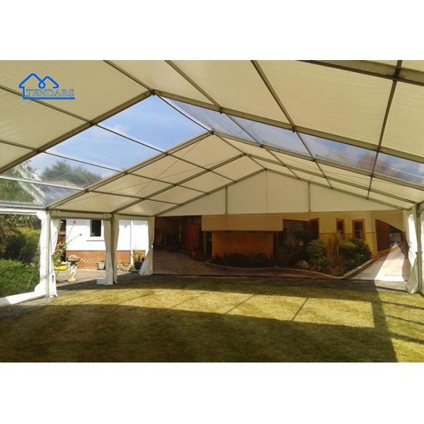 All-Weather Cocktail Party Marquee Tents Hard-Pressed Aluminum Double-Layer Roof Reception Canopy Structure