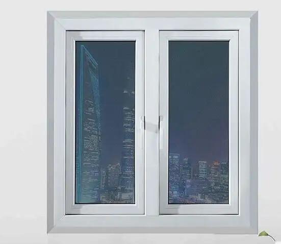 PVC Bathroom Doors And Windows Casement Glass Window For Bathroom Ventanas De Upvc Casement Windows With Mosquito Mesh