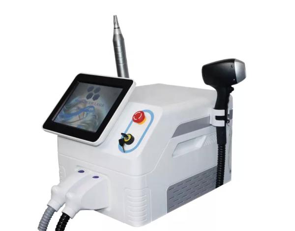 2 In 1 755nm 1064nm Diode Laser Hair Removal System Laser Tattoo Removal Equipment