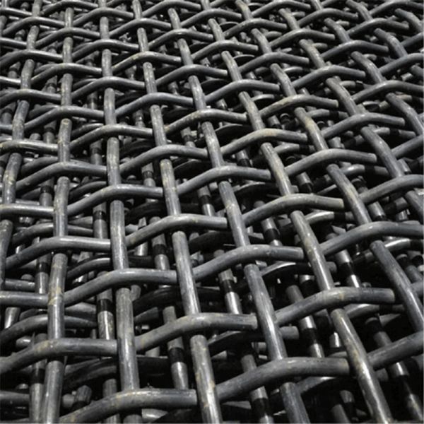 Steel Woven Vibrating Screen Mesh with 1mm - 100mm Mesh Size for High Tensile Strength and Abrasion Resistance