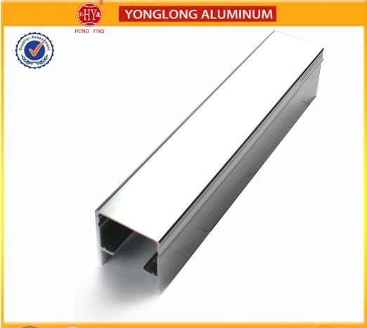 T5 T6 Temper Polish Aluminum Tubing Machining Parts For Doors And Windows
