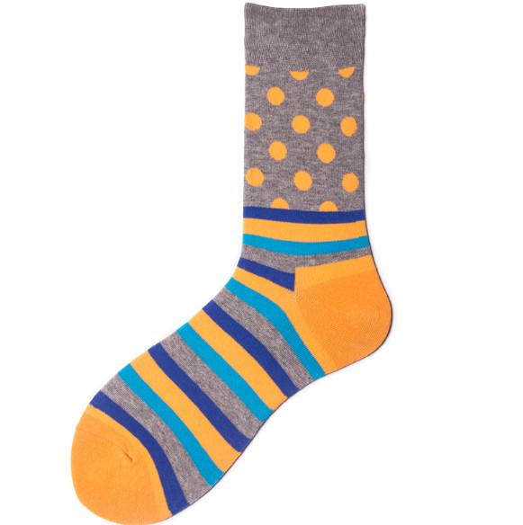 Sweat Absorbent Fancy Socks Womens , Customized Color Ladies Cotton Socks