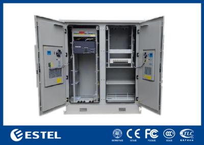 Two Compartments Base Station Cabinet Outdoor Telecom Cabinet