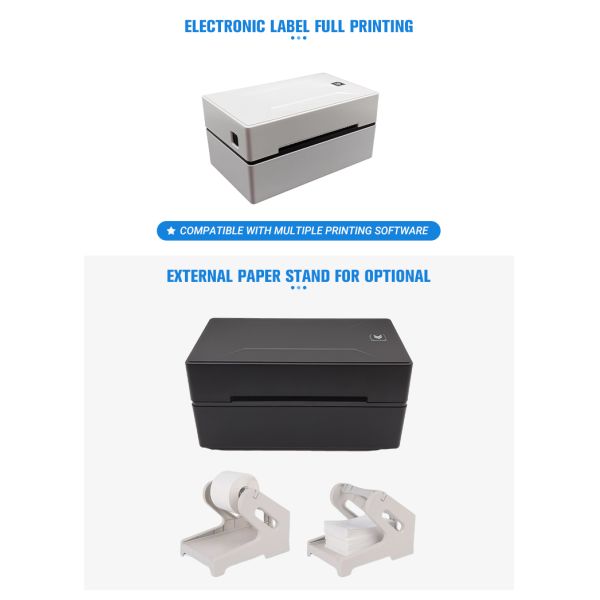 USB Blue tooth Interface Type 110mm Thermal Label Printer for Fast Shipping Label Printing