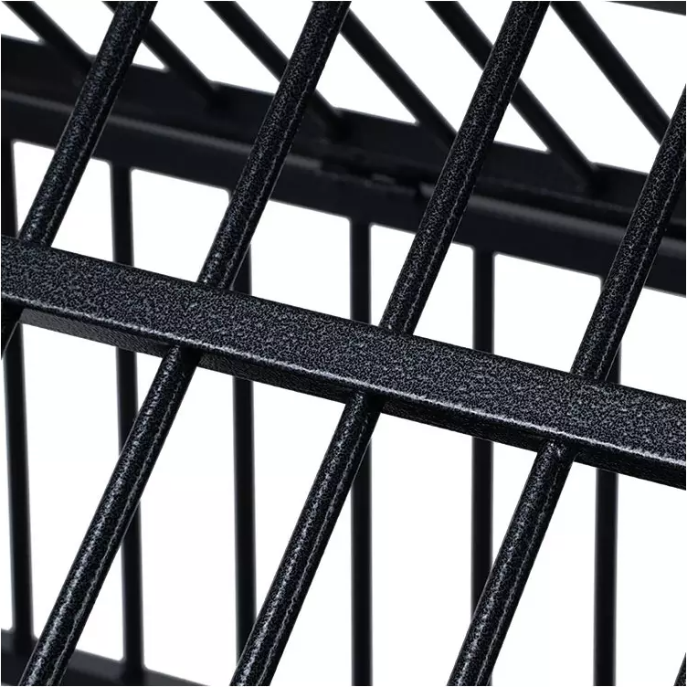 Black 38 Inch Heavy Duty Pet Cage for Large and Medium-Sized Dogs Stylish Design