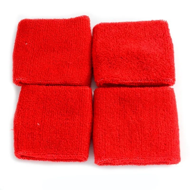 Customization Option Sport Cotton Wristband for Adults Breathable Tennis Wrist Sweatband