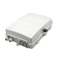 24 cajas terminales ODN FTTH IP65 de la caja de distribución de la fibra óptica de la base con la coleta del cordón de remiendo